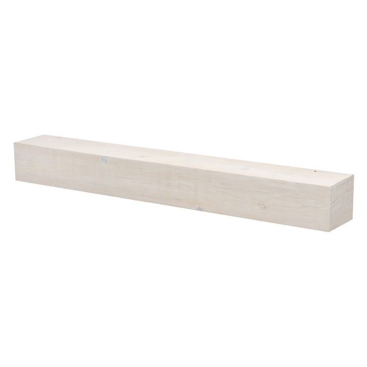 Rustic wooden barn beam fireplace mantel shelf by Dogberrycollections, showcasing a natural, sturdy wood design for home decor.