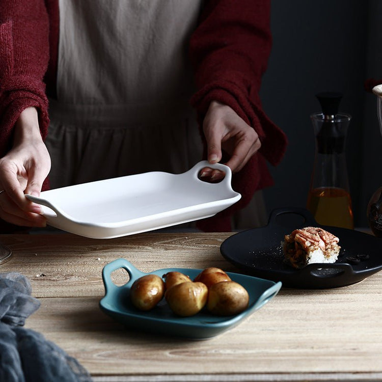 Bone Porcelain Bowl – Solid Color Dining Bowl in Multiple Shapes