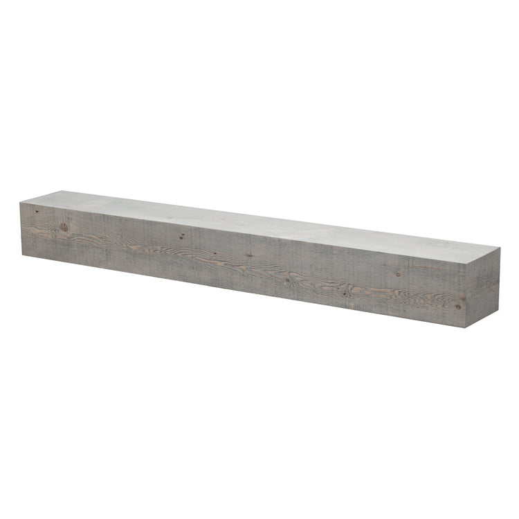 Rustic barn beam fireplace mantel shelf by Dogberrycollections, showcasing natural wood with a sturdy, handcrafted design.