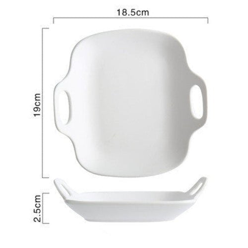 Bone Porcelain Bowl – Solid Color Dining Bowl in Multiple Shapes