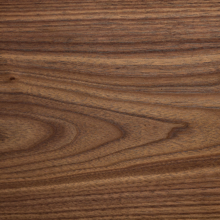 Walnut drum coffee table by HouseOfZazla, 31.5-inch round modern pedestal table with smooth wood finish and sleek design