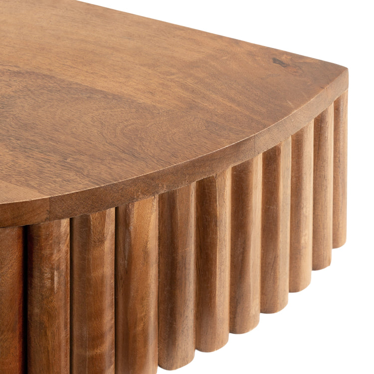 Reid Ribbed Floating Side Table | Modern Wall Mounted Bedside Table Decor