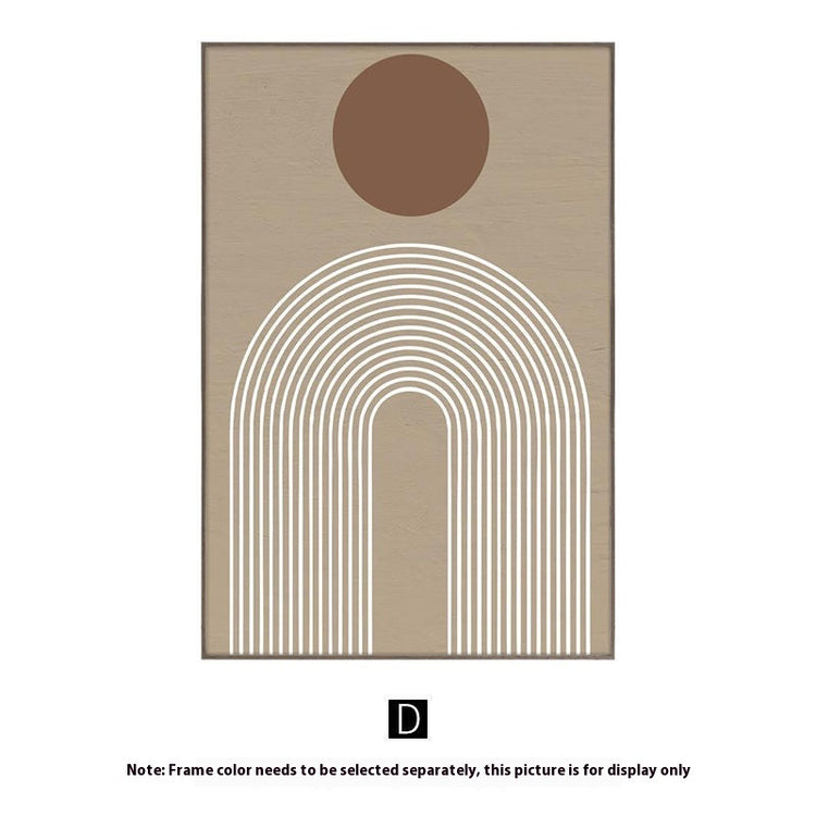 Abstract boho wall art print by Modern Home & Kitchen LLC featuring earth tone canvas posters in various sizes and styles.