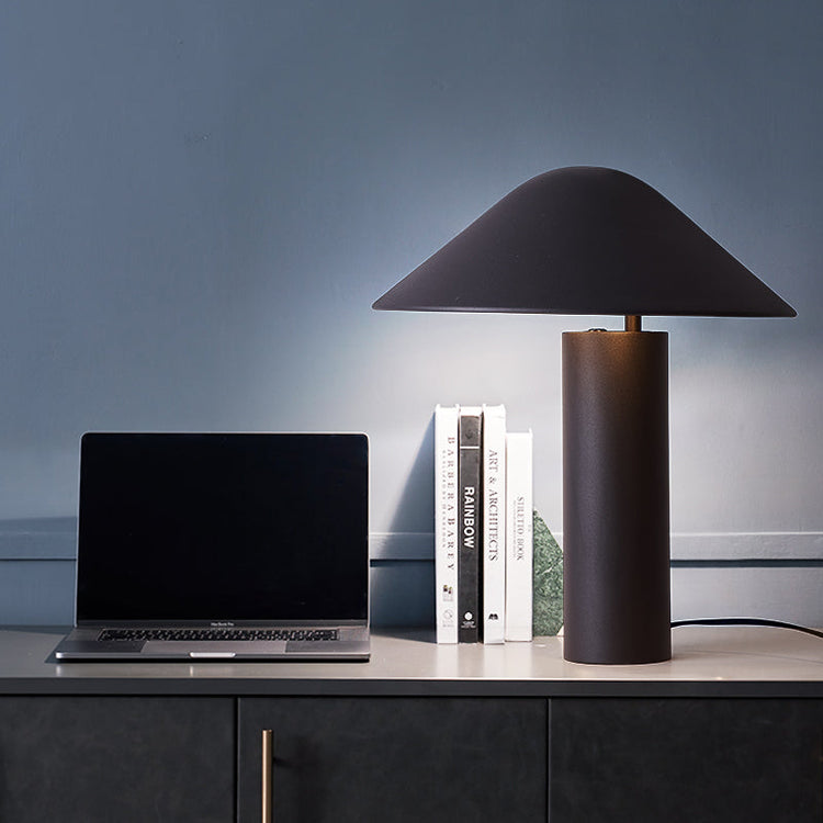 Modern minimalist bedside table lamp by FLIPSTYLEZLLC with a sleek design, suitable for bedroom and study lighting.