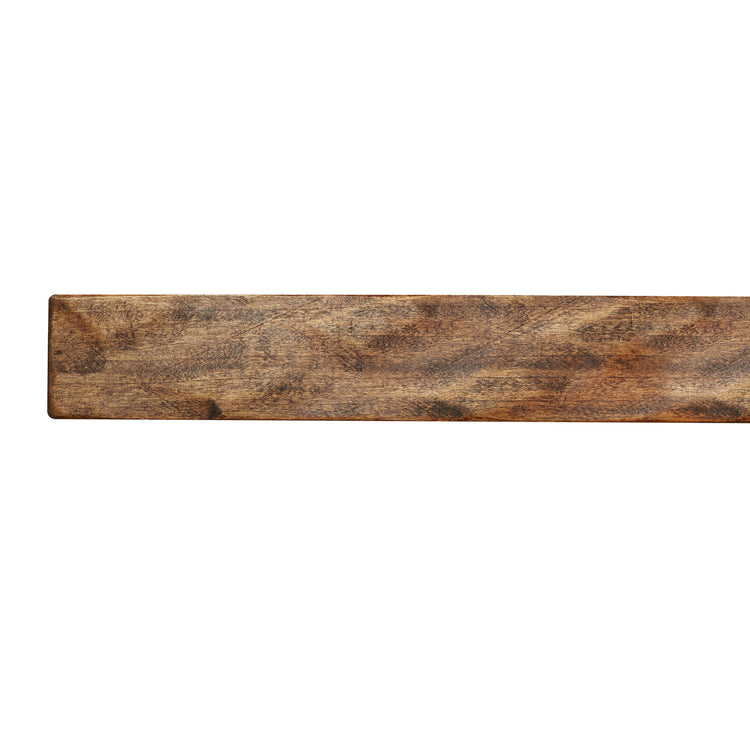 Hewn Kitchen floating shelf by Dogberrycollections in aged oak finish, hand-textured solid poplar, 24 to 72 inches long.