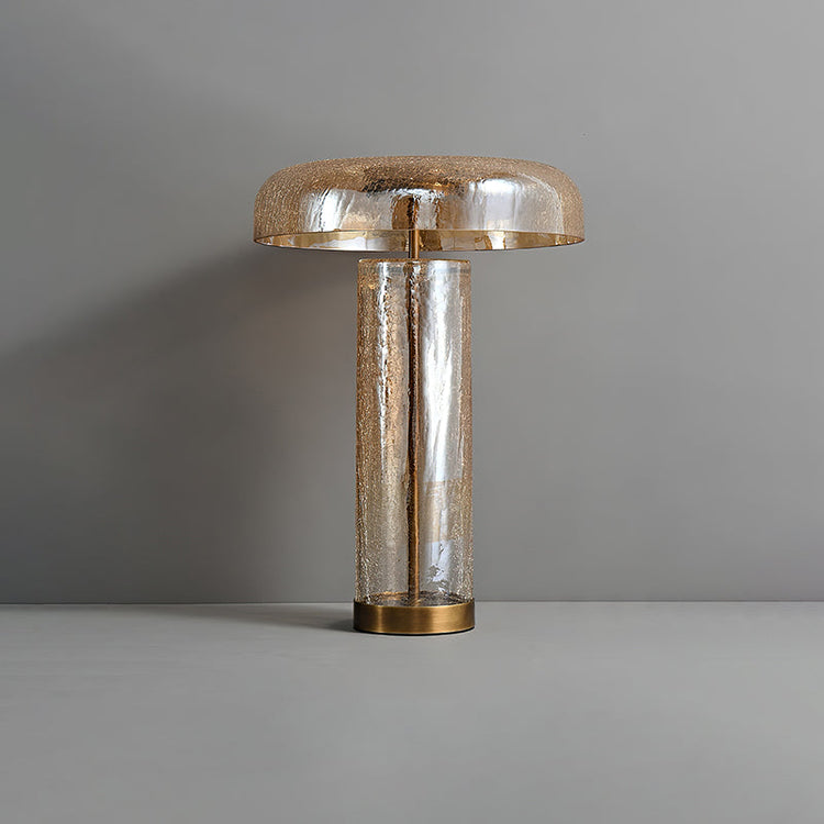 Eira Crackle Table Lamp by Mooiehome with a textured, crackle finish and modern design, ideal for accent lighting in living spaces.