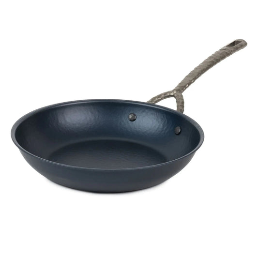 Alva Cookware frying pan with non-stick surface, stainless steel handle, and a wide cooking area for versatile stovetop use.