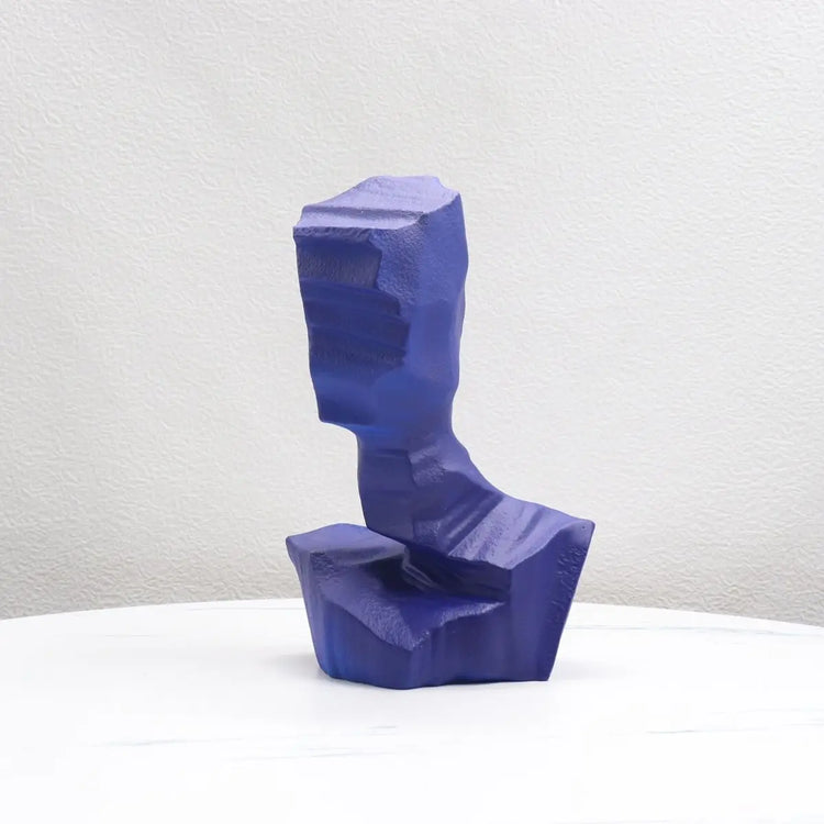 Modern abstract characters sculpture decoration by Decorbites, featuring artistic resin accent with unique, flowing design.
