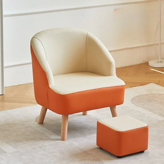 Modern cozy Leisure Single Sofa Chair by Decorbites, featuring a sleek design and comfortable fabric for stylish living room seating.