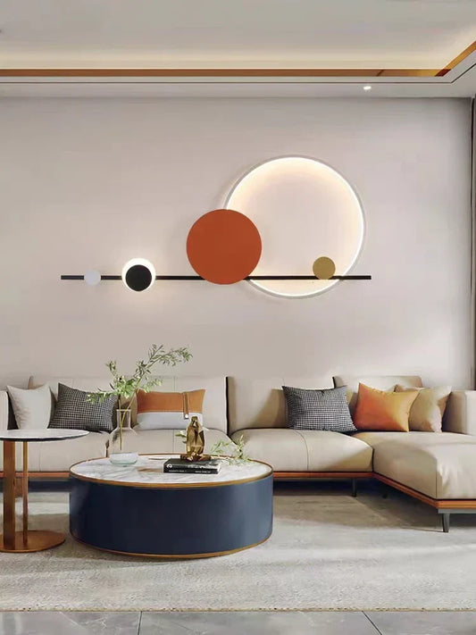 Modern LED wall sconce by Decorbites featuring sleek Art Deco design, perfect for stylish wall lighting in contemporary interiors.