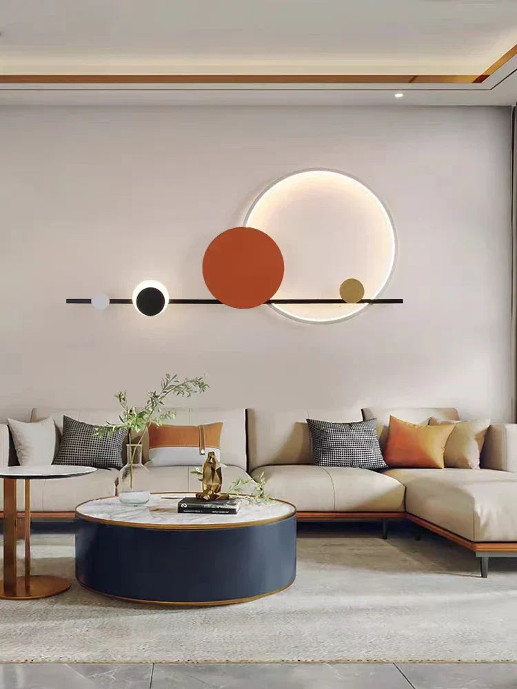 Modern LED wall sconce by Decorbites featuring sleek Art Deco design, perfect for stylish wall lighting in contemporary interiors.