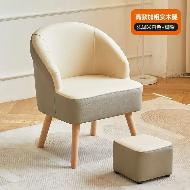 Modern cozy Leisure Single Sofa Chair by Decorbites, featuring a comfortable design and stylish accent for living room seating.