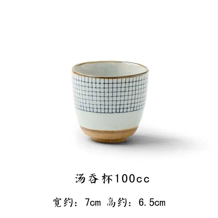 Hand-painted Japanese porcelain tea cup by Decorbites, eco-friendly ceramic mug with floral design, 100ml to 200ml capacity.