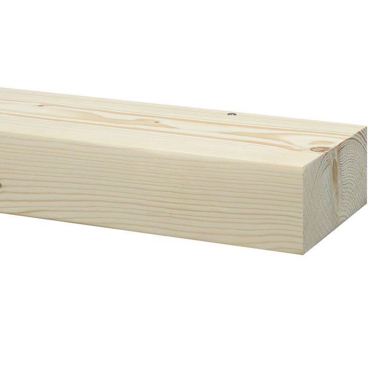 Smooth Solid Floating Timber Fireplace Mantel Shelf | Natural Wood Wall Decor