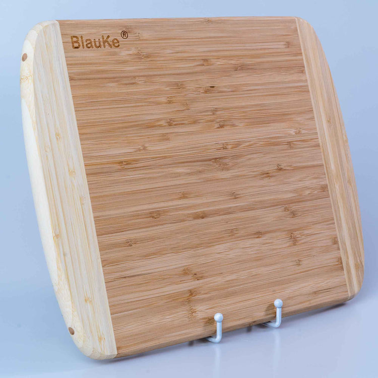 Eco-friendly bamboo cutting board for chopping and serving