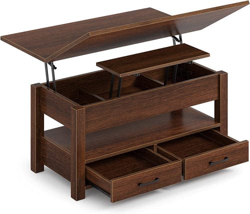 Coffee Table Lift Top – Multi-Function Dining; Storage for Smart Living - Modern Home & Kitchen