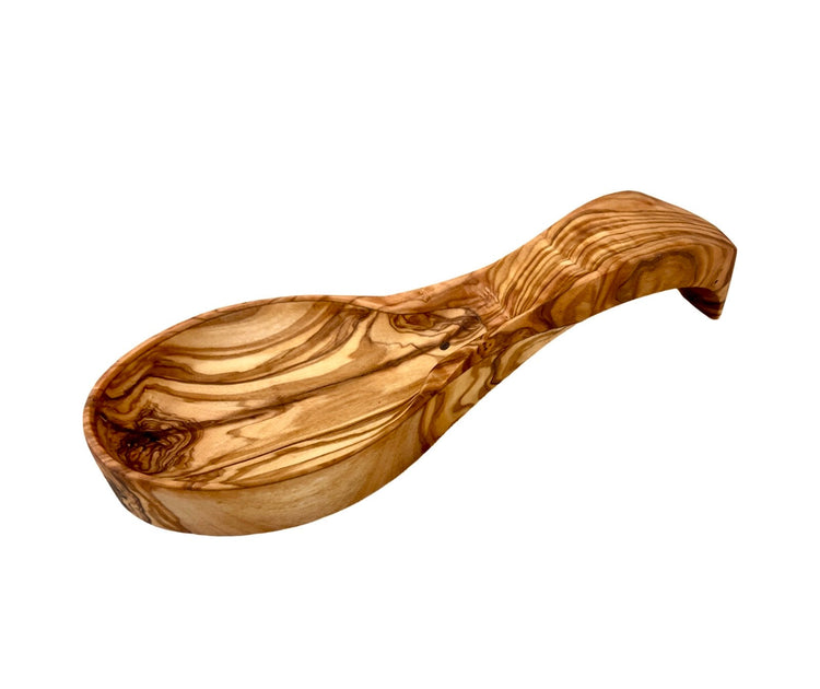 Olive Wood Spoon Rest - Modern Home & Kitchen