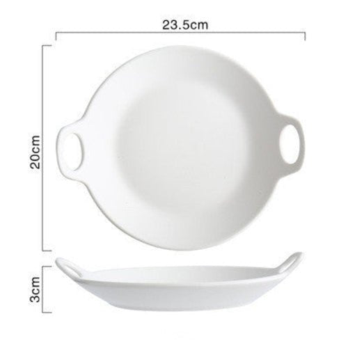 Bone Porcelain Bowl – Solid Color Dining Bowl in Multiple Shapes - Modern Home & Kitchen
