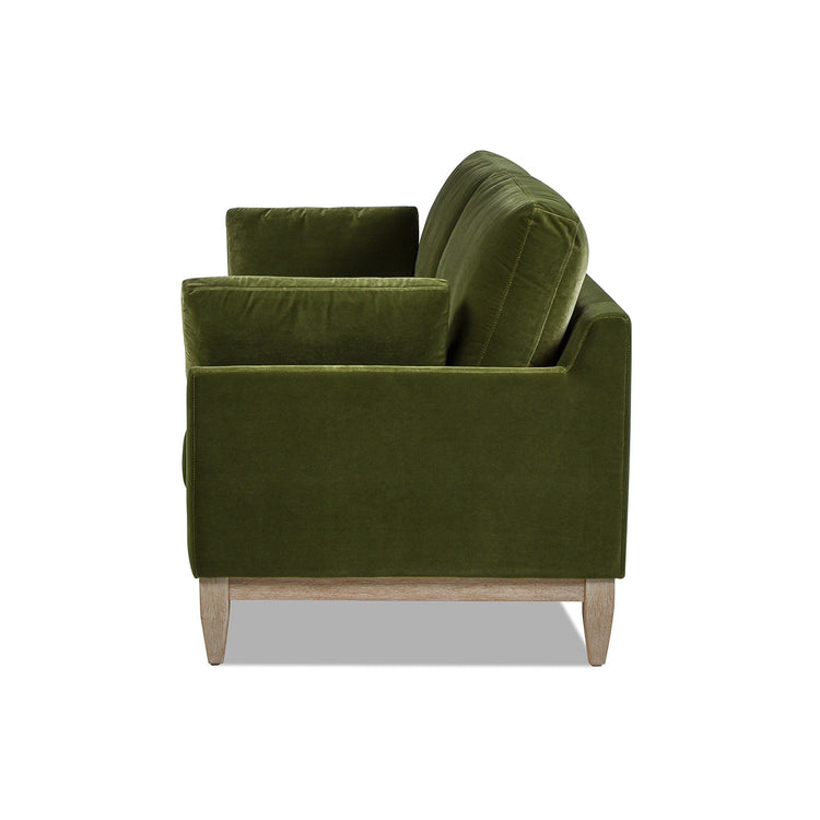 Norbrunn Eco Velvet Lounge Sofa by HouseOfZazla, sustainable modern sofa with plush velvet upholstery and sleek design.