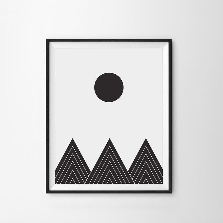Modern Archival Art Print – Matte Finish Wall Decor (Unframed) - Modern Home & Kitchen