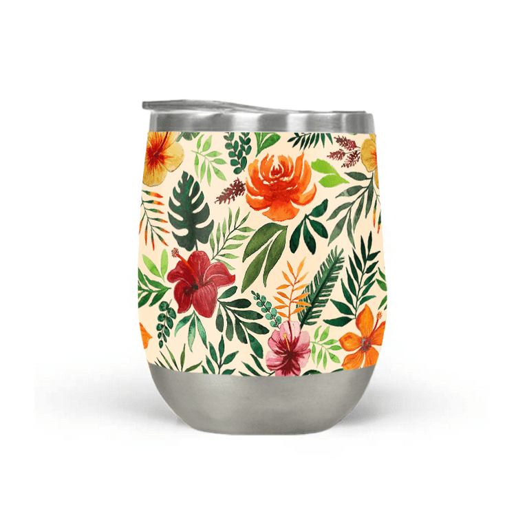 12 oz Stainless Steel Wine Tumbler