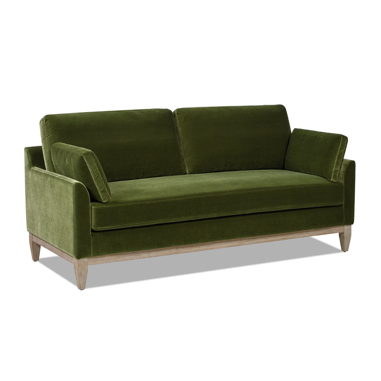Norbrunn Eco Velvet Lounge Sofa by HouseOfZazla featuring a modern, sustainable velvet sofa with plush cushions and sleek design.