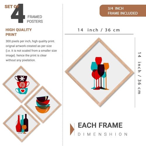Kitchen Items Digital Prints for Hotel and Restaurant - Wall Posters - Modern Home & Kitchen