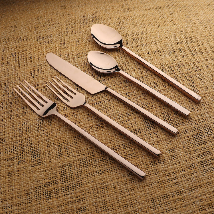 Jason PVD Flatware, 5-Pc. Place Setting - Modern Home & Kitchen