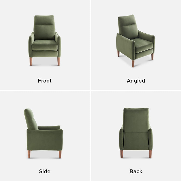 Arthur Recliner Chair with 3 Positions, Accent Chair, Mid Century - Modern Home & Kitchen