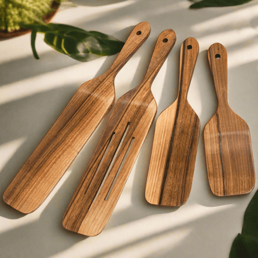 Walnut Wood Wooden Spoons - Modern Home & Kitchen