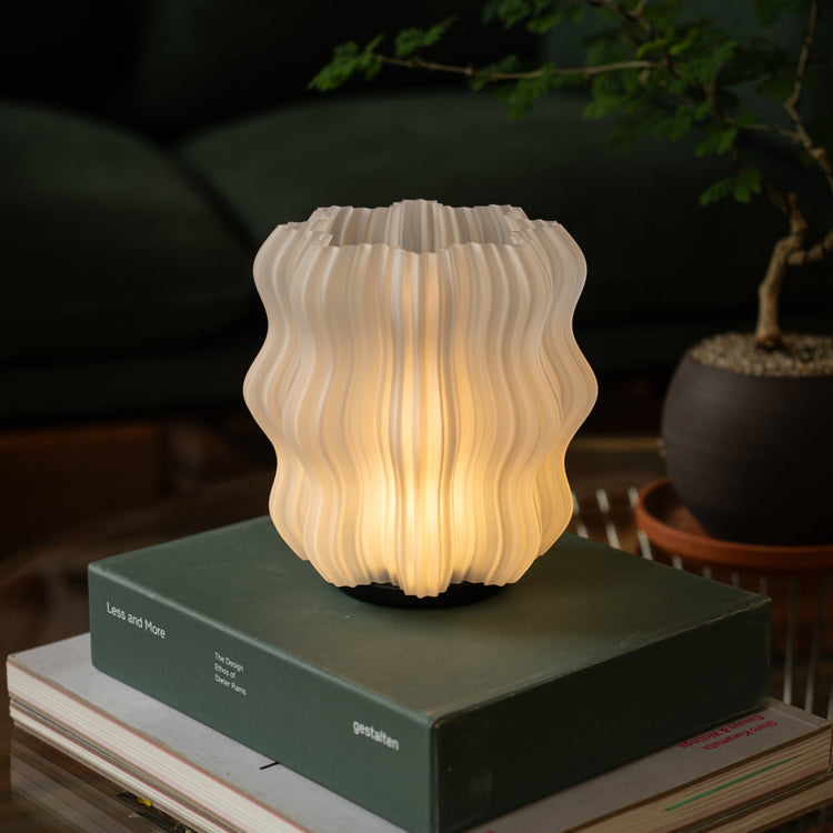Cordless Mini Wavy Lamp - Modern Home & Kitchen