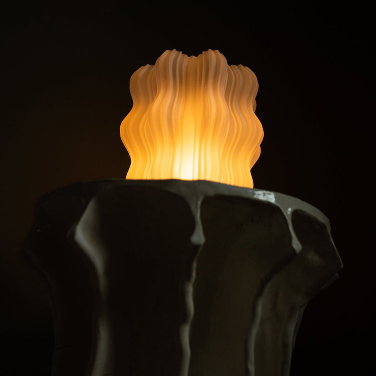 Cordless Mini Wavy Lamp - Modern Home & Kitchen