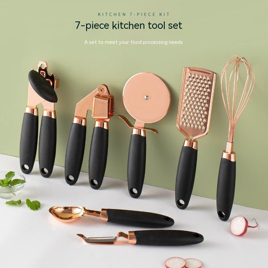 Kitchen Household Peeler Gadget Copper Plating Set - Modern Home & Kitchen