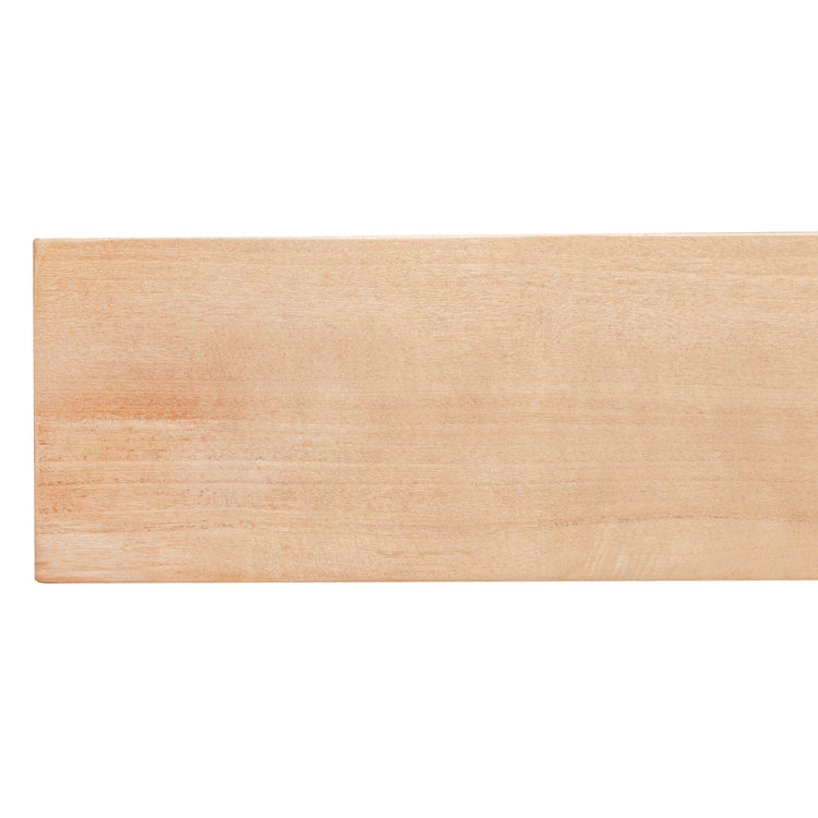 Farmhouse poplar wood floating fireplace mantel by Dogberrycollections, showcasing a rustic, natural wood design with a clean, modern finish.