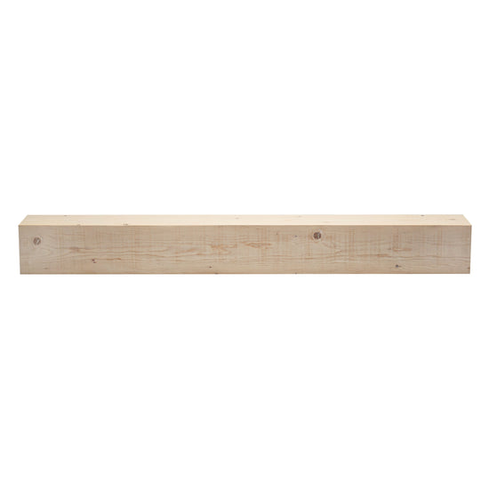 Rustic wooden barn beam mantel shelf by Dogberrycollections, shown mounted on a wall with a natural finish and decorative items.