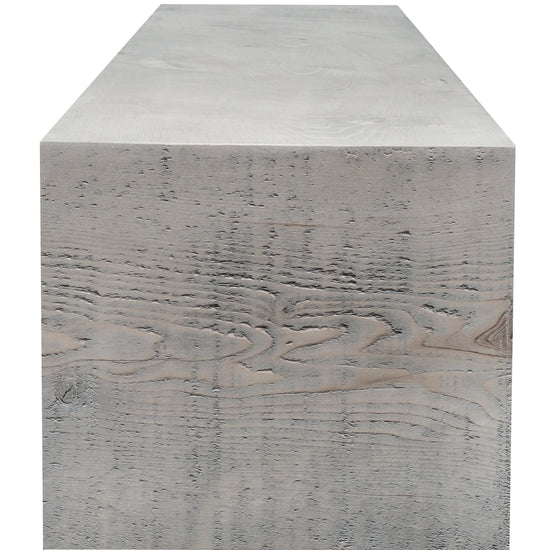 Wooden barn beam fireplace mantel shelf by Dogberrycollections, showcasing rustic natural wood with textured finish.