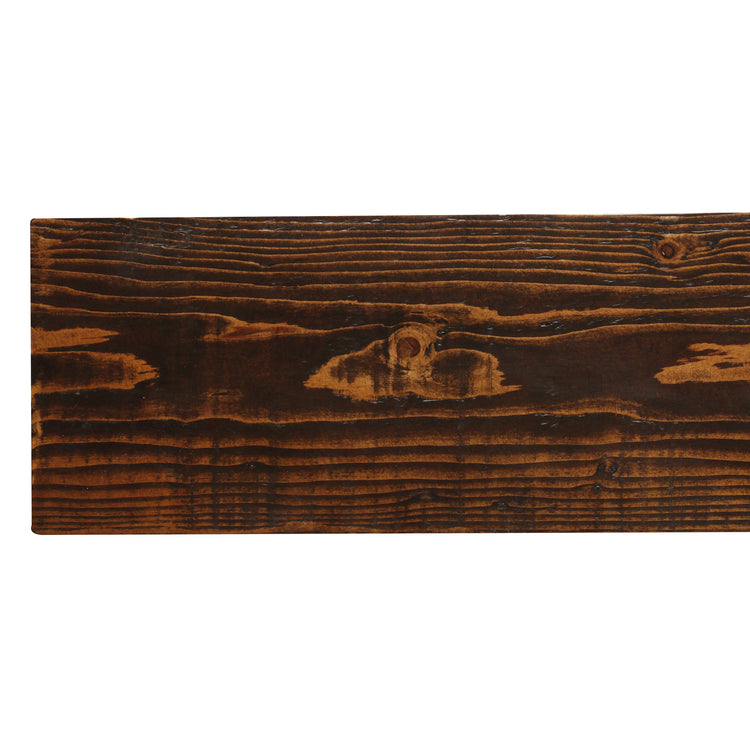 Rustic wooden barn beam fireplace mantel shelf by Dogberrycollections, showcasing a sturdy, natural wood finish and traditional design.