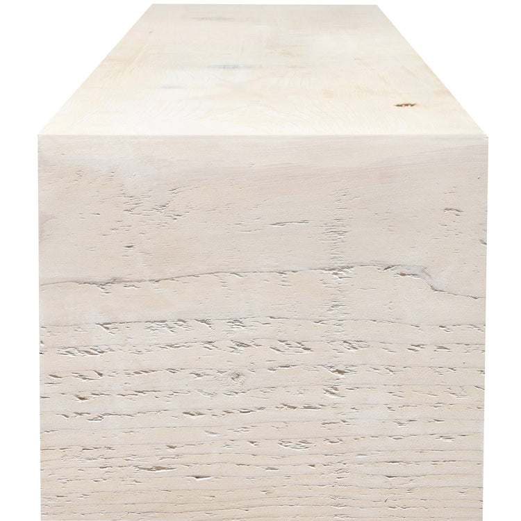 Rustic wooden barn beam fireplace mantel shelf from Dogberrycollections, showcasing a sturdy, natural wood design perfect for a cozy fireplace.