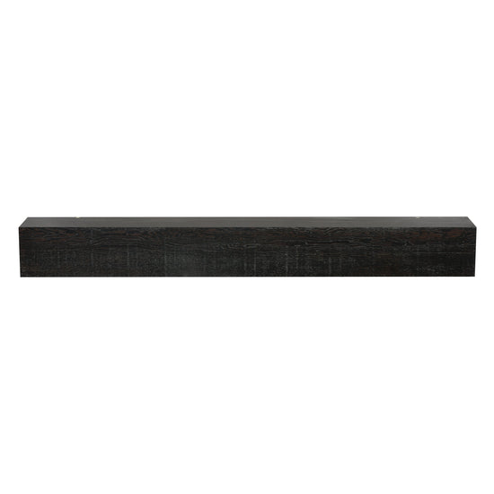 Wooden Barn Beam Fireplace Mantel Shelf by Dogberrycollections, showing a rustic, natural wood mantel with a smooth finish.