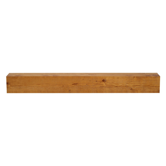 Rustic wood barn beam fireplace mantel shelf by Dogberrycollections, showing a sturdy, natural wood design ideal for classic home decor.