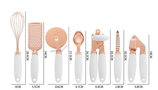 Kitchen Household Peeler Gadget Copper Plating Set - Modern Home & Kitchen