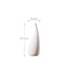 White ceramic water drop vase by FLIPSTYLEZLLC, modern design, ideal for dried flowers and minimalist room decor.