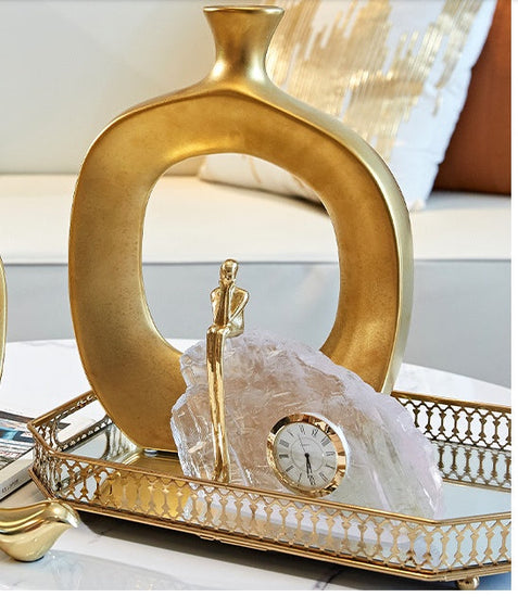 Modern ceramic vase by FLIPSTYLEZLLC, simple and creative living room decor with sleek design and smooth finish.