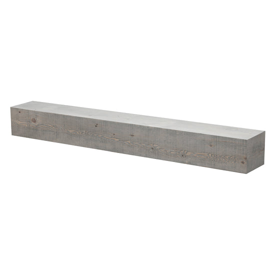 Rustic barn beam fireplace mantel shelf by Dogberrycollections, showcasing natural wood with a sturdy, handcrafted design.
