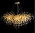 Decorbites Postmodern light luxury chandelier with water drop crystals, elegant crystal lamp for atmospheric interior lighting.