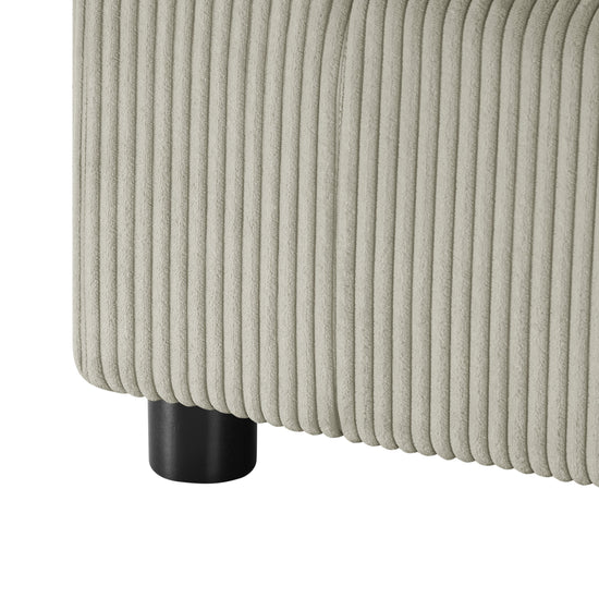 Beige Chelsea Modular 2 Piece Sofa by HouseOfZazla, plush living room couch with modern design and comfortable cushions.