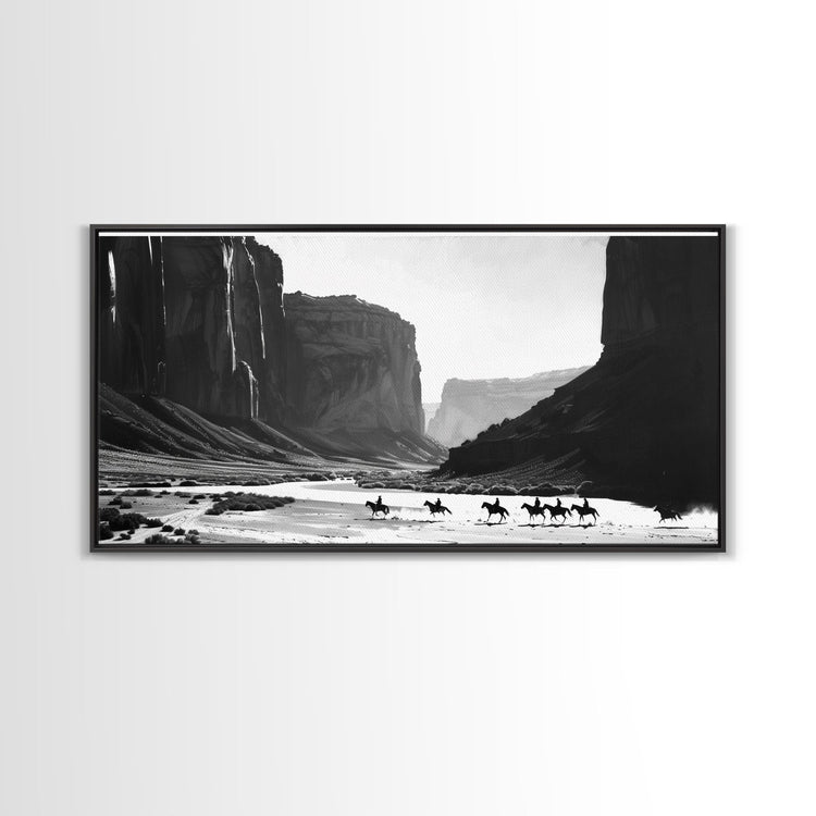 Modern Giclée canvas wall art by NuevArt featuring a hand-stretched, museum-grade print with FSC certified frame in black.