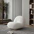 Lamb wool fabric sofa by FLIPSTYLEZLLC featuring a cozy, plush living room couch with a modern design and neutral color.