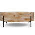 Rayburn Drum Coffee Table - Natural - Modern Home & Kitchen