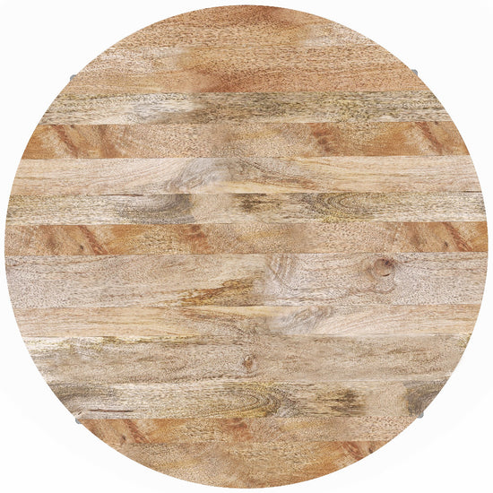 Rayburn Drum Coffee Table - Natural - Modern Home & Kitchen